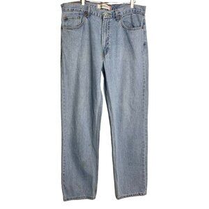 Levi's 550 Denim Jeans Mens Y2K Straight Leg Relaxed Fit Blue 100% Cotton 36x34